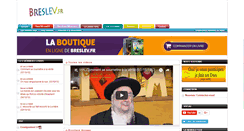 Desktop Screenshot of breslev.fr